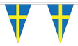 Flagmania Sweden 5 metre bunting