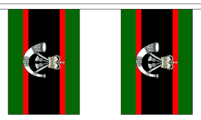 The Rifles 3 metre bunting, 10 flags - Flagmania
