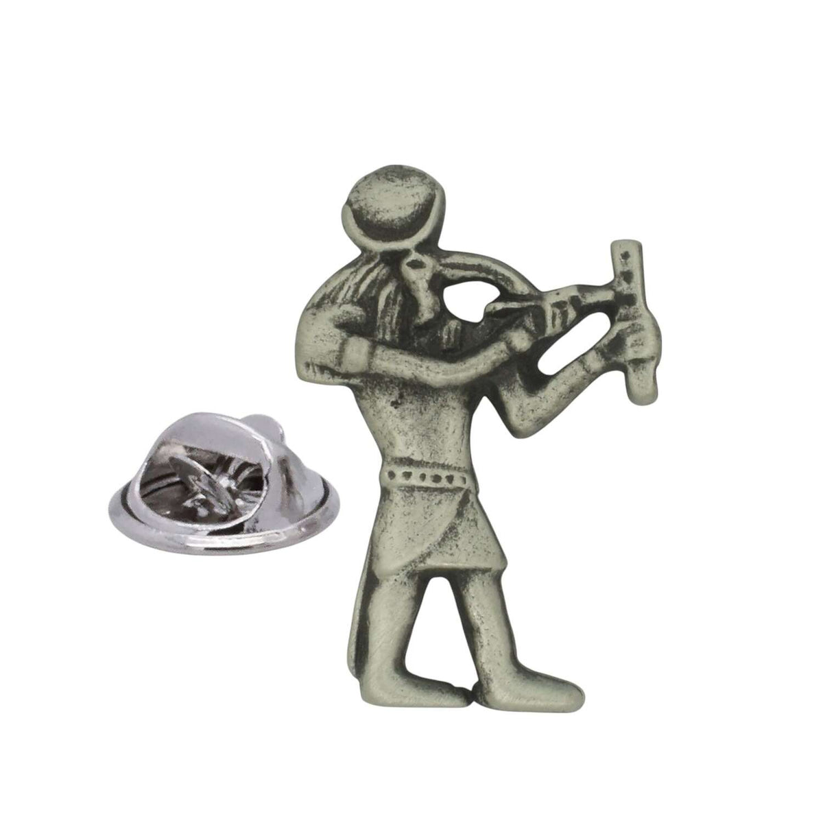 Thoth ancient Egyptian deity pewter lapel pin badge with butterfly clutch fastening
