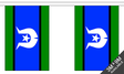 Flagmania Torres Strait Islands Bunting, 9 metre bunting