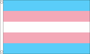 Flagmania Transgender (New) 8ft x 5ft polyester flag