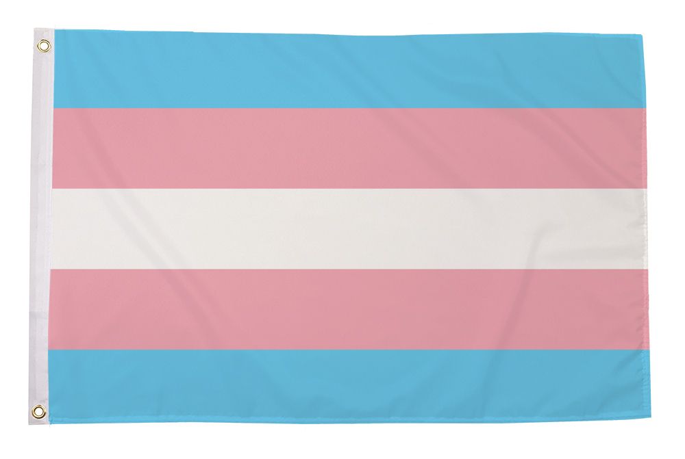 Transgender New Polyester Flag 5ft x 3ft (Drawer 2)