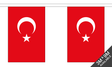 Turkey 3 metre bunting, 10 flags - Flagmania
