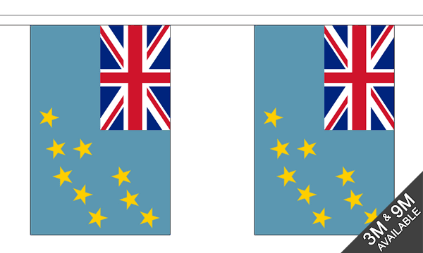 Flagmania Tuvalu Bunting, 9 metre bunting