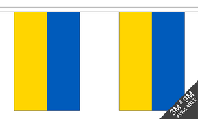 Flagmania Ukraine Bunting, 9 metre bunting