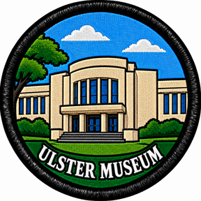 Ulster Museum 80mm Embroidered Patch