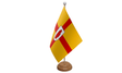 Flagmania Ulster wooden hand flags, 9x6 inch, pack of 12, no bases