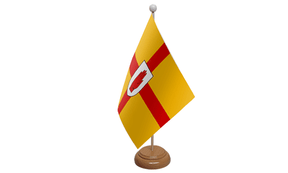 Flagmania Ulster wooden hand flags, 9x6 inch, pack of 12, no bases