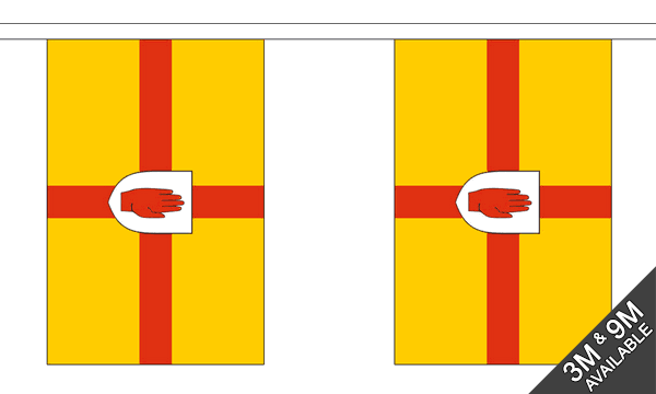 Flagmania Ulster Bunting, 9 metre bunting