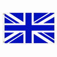 Union Jack flag in royal blue and white