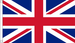 Flagmania Union Jack 3ft x 2ft Nylon Flag on white background