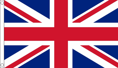 Flagmania Union Jack 3ft x 2ft Nylon Flag on white background