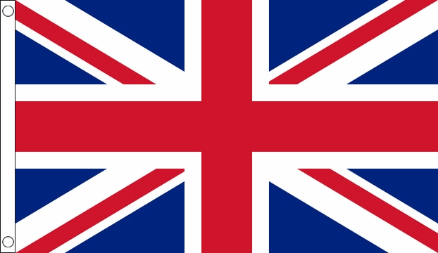 Flagmania Union Jack 3ft x 2ft Nylon Flag on white background