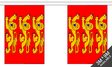 Flagmania Upper Normandy Bunting, 9 metre bunting