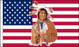 Flagmania USA Indian 5ft x 3ft Polyester Flag