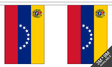 Flagmania Venezuela (Crest) Bunting, 9 metre bunting
