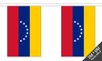 Flagmania Venezuela 8 Stars Bunting, 9 metre bunting