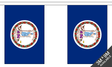 Flagmania Virginia Bunting, 9 metre bunting
