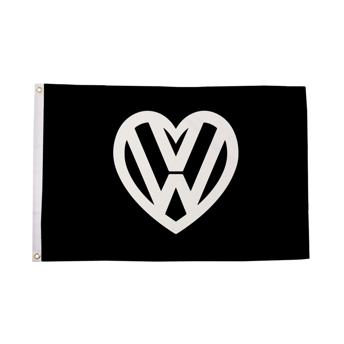 Flagmania VW Black 5ft x 3ft Polyester Flag