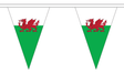 Flagmania Wales Triangle Bunting 20 metre bunting