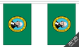 Flagmania Washington Bunting, 9 metre bunting