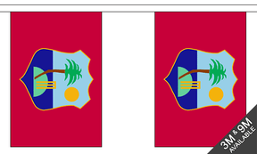 West Indies 3 metre bunting, 10 flags - Flagmania