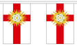 West Riding of Yorkshire 3 metre bunting, 10 flags - Flagmania