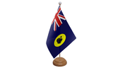 Flagmania Western Australia wooden hand flags, 9x6 inch, pack of 12, no bases