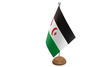 Flagmania Western Sahara wooden hand flags, 9x6 inch, pack of 12, no bases