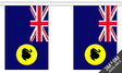 Western Australia 3 metre bunting, 10 flags - Flagmania