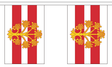 Westmorland 3 metre bunting, 10 flags - Flagmania