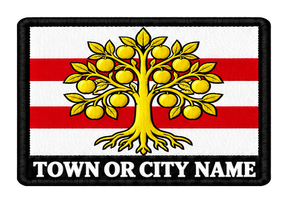 Westmorland personalised county patch artwork preview, 90 x 60mm