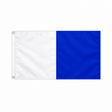 White and blue Irish county flag, 5ft x 3ft
