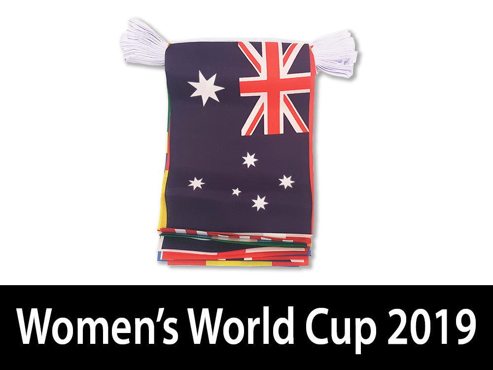 Flagmania Women's Football World Cup 2019 Bunting - 24 flags (7m Length)