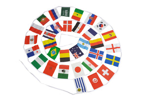 Flagmania 2022 World Cup Bunting 10m (32 flags sized)
