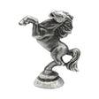 English made pewter circus horse rearing on pedestal figurine ornament first profile XCSORN095