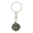 Nevern Cross pewter Celtic knotwork keyring