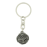 Nevern Cross pewter Celtic knotwork keyring