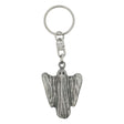 Ghost pewter keyring with flowing arms and robe