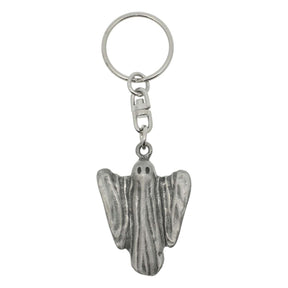 Ghost pewter keyring with flowing arms and robe
