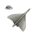 Avro Vulcan bomber aircraft pewter lapel pin badge showing distinctive delta wings and butterfly clasp