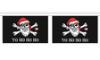 Yo Ho Ho Pirate Horizontal 3 metre bunting, 10 flags - Flagmania
