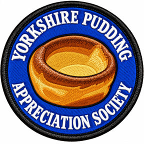 Yorkshire Pudding Appreciation Society 80mm Embroidered Patch