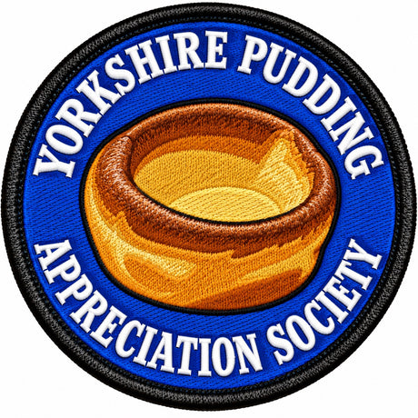 Yorkshire Pudding Appreciation Society 80mm Embroidered Patch