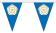 Yorkshire New Triangle 12 metre bunting by Flagmania