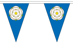 Yorkshire New Triangle 12 metre bunting by Flagmania