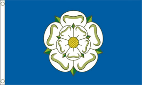 Flagmania Yorkshire New 3ft x 2ft Nylon Flag on white background