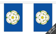 Yorkshire New 3 metre bunting, 10 flags - Flagmania