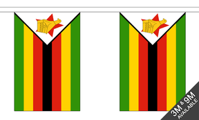 Flagmania Zimbabwe Bunting, 9 metre bunting